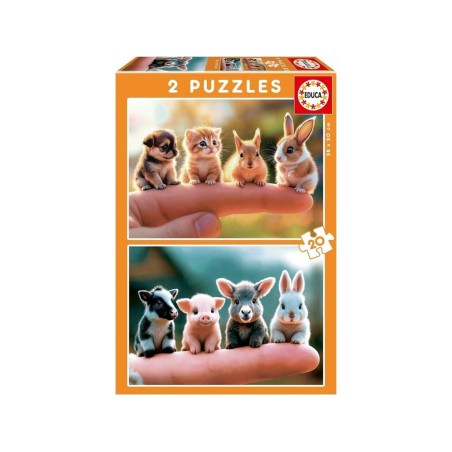 Compra Educa Puzzle 2x20 Bebes Animales al mejor precio | Juguetilandia Canarias