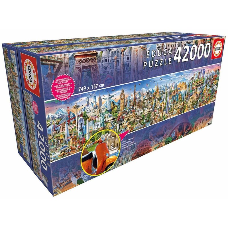 Compra Educa Puzzle 42000 La Vuelta Al Mundo al mejor precio | Juguetilandia Canarias Compra Educa Puzzle 42000 La Vuelta Al Mundo al mejor precio | Juguetilandia Canarias