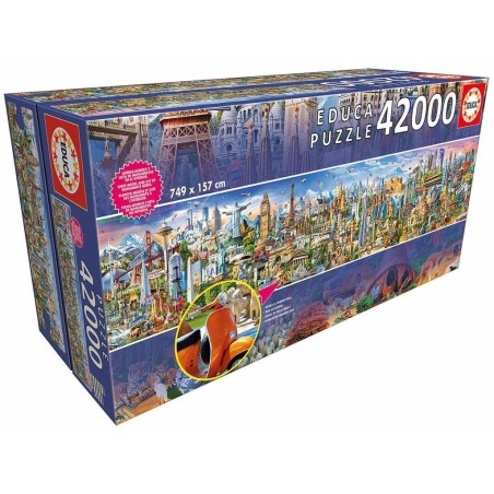 Compra Educa Puzzle 42000 La Vuelta Al Mundo al mejor precio | Juguetilandia Canarias