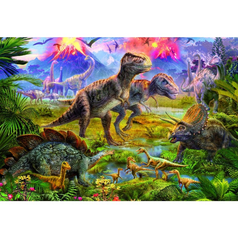 Compra Educa Puzzle 500 Encuentro De Dinosaurios al mejor precio | Juguetilandia Canarias