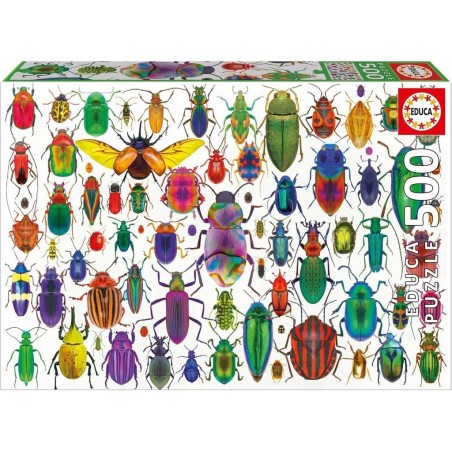 Compra Educa Puzzle 500 Escarabajos al mejor precio | Juguetilandia Canarias
