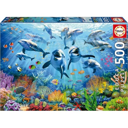Compra Educa Puzzle 500 Fiesta Bajo El Mar al mejor precio | Juguetilandia Canarias
