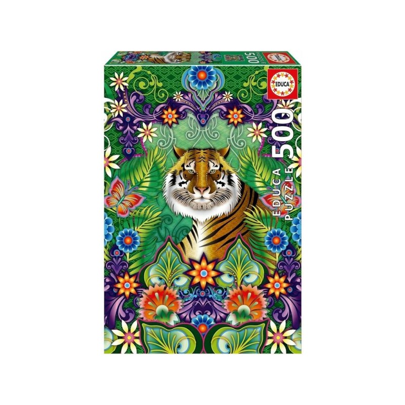 Compra Educa Puzzle 500 Tigre De Bengala al mejor precio | Juguetilandia Canarias