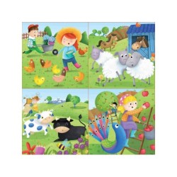 Compra Educa Puzzle 6-9-12-16 Animales De La Granja al mejor precio | Juguetilandia Canarias
