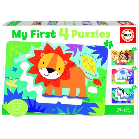 Compra Educa Puzzle Madera Animales De La Selva My First Puzzles al mejor precio | Juguetilandia Canarias