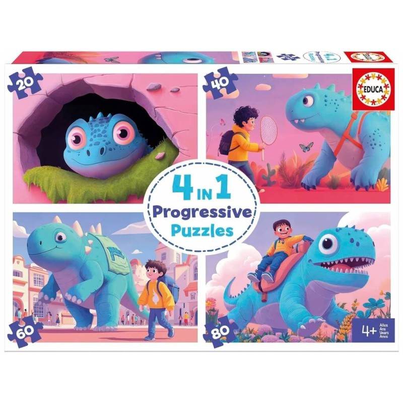 Compra Educa Puzzle Progresivo 20-40-60-80 Simpaticos Dinos al mejor precio | Juguetilandia Canarias Compra Educa Puzzle Progresivo 20-40-60-80 Simpaticos Dinos al mejor precio | Juguetilandia Canarias