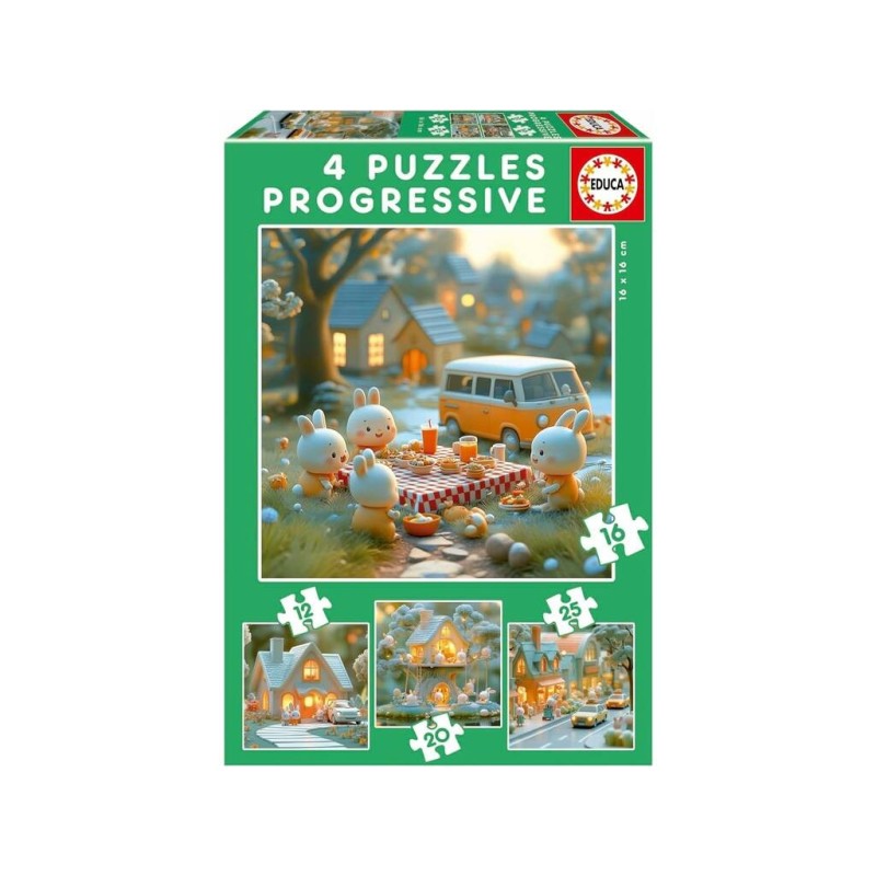 Compra Educa Puzzle Progresivo 6-9-12-16 Ciudad De Conejitos al mejor precio | Juguetilandia Canarias Compra Educa Puzzle Progresivo 6-9-12-16 Ciudad De Conejitos al mejor precio | Juguetilandia Canarias