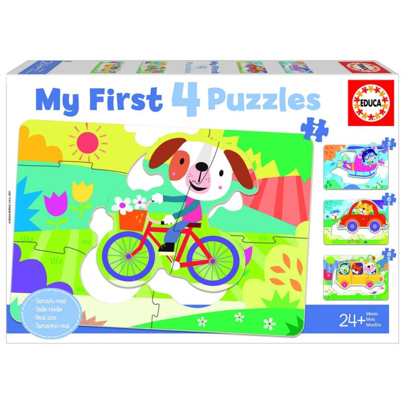 Compra Educa Puzzle Vehiculos My First Puzzles al mejor precio | Juguetilandia Canarias