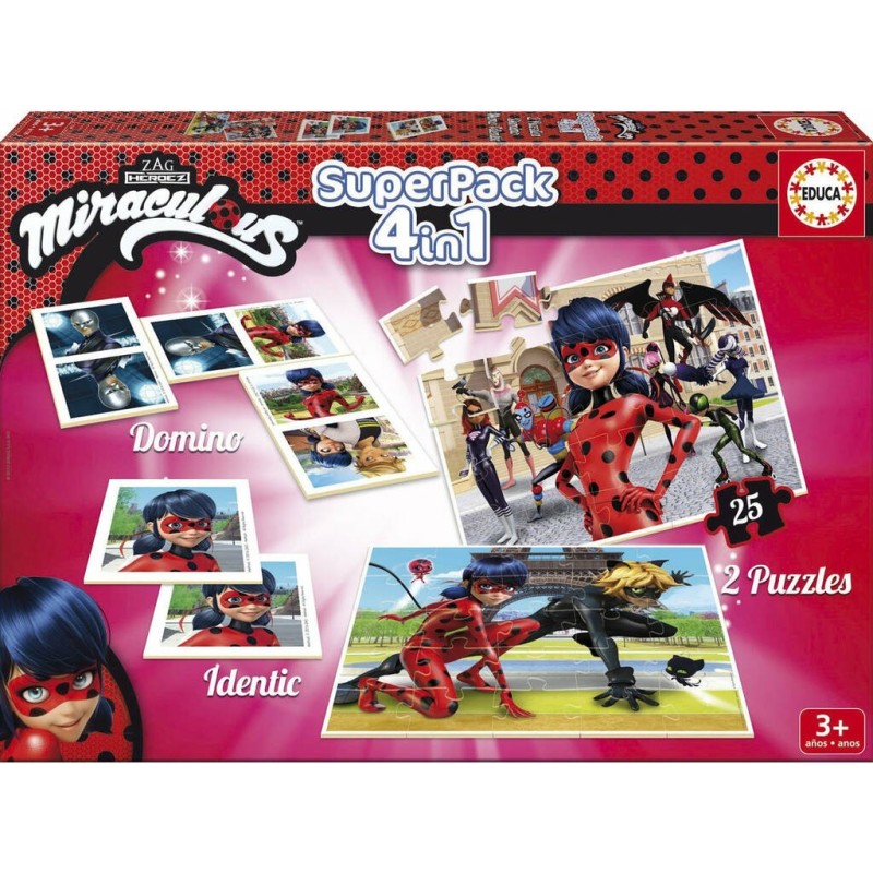 Compra Educa Superpack 4 En 1 Ladybug al mejor precio | Juguetilandia Canarias Compra Educa Superpack 4 En 1 Ladybug al mejor precio | Juguetilandia Canarias