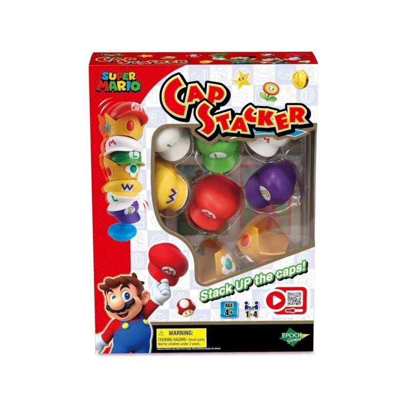 Compra Epoch Games Super Mario Cap Stacker al mejor precio | Juguetilandia Canarias