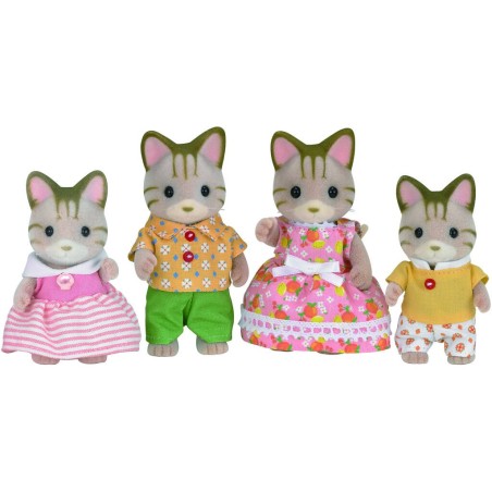 Compra Epoch Sylvanian Families Familia Gato De Rayas al mejor precio | Juguetilandia Canarias