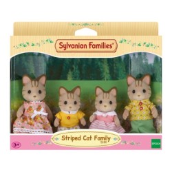 Compra Epoch Sylvanian Families Familia Gato De Rayas al mejor precio | Juguetilandia Canarias