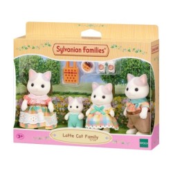 Compra Epoch Sylvanian Families Familia Gato Latte al mejor precio | Juguetilandia Canarias