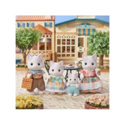 Compra Epoch Sylvanian Families Familia Gato Latte al mejor precio | Juguetilandia Canarias