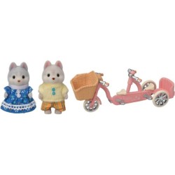 Compra Epoch Sylvanian Families Hermanos Husky En Tandem al mejor precio | Juguetilandia Canarias
