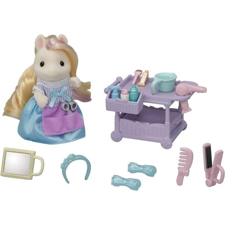 Compra Epoch Sylvanian Families Set Estilista Pony Serafina al mejor precio | Juguetilandia Canarias