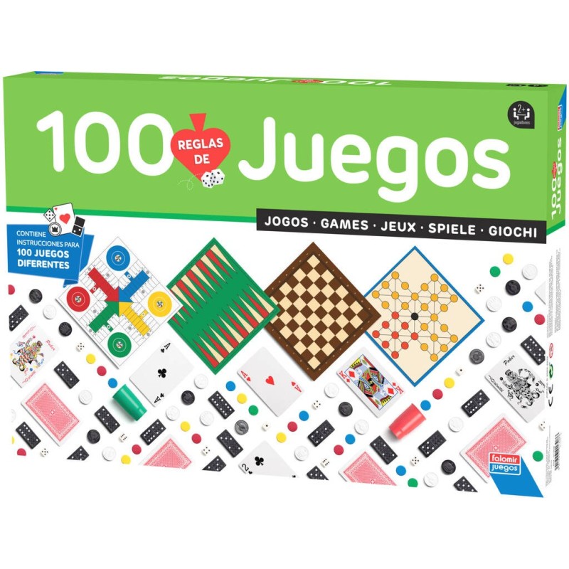 Compra Falomir 100 Juegos Reunidos al mejor precio | Juguetilandia Canarias Compra Falomir 100 Juegos Reunidos al mejor precio | Juguetilandia Canarias