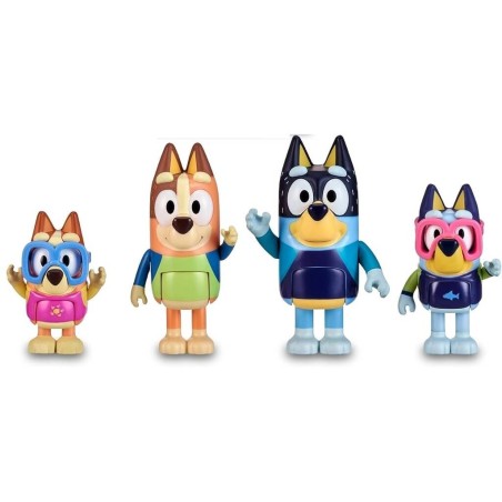 Compra Famosa Bluey Pack 4 Figuras S3 al mejor precio | Juguetilandia Canarias