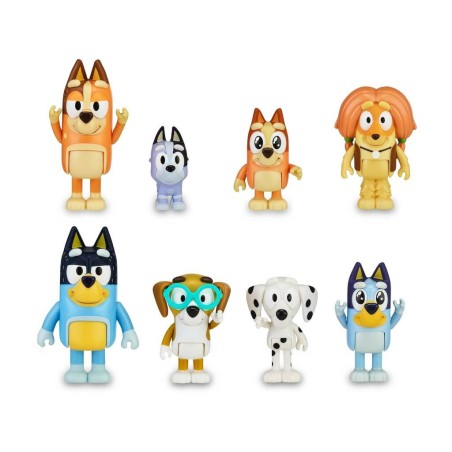 Compra Famosa Bluey Pack 8 Figures al mejor precio | Juguetilandia Canarias