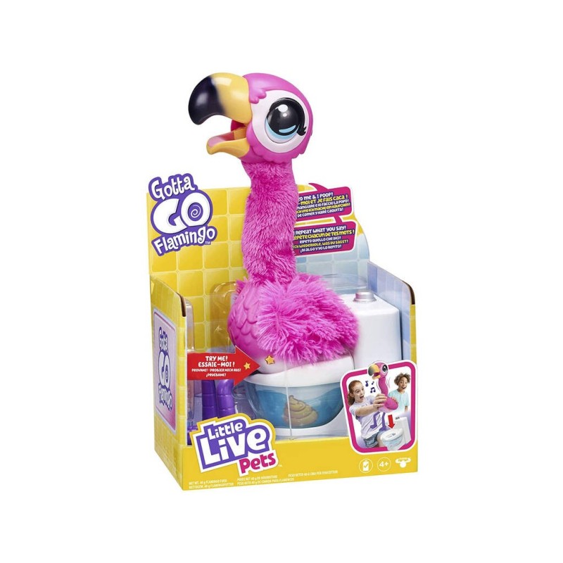 Compra Famosa Little Live Pets Omg Flamingo The Poop al mejor precio | Juguetilandia Canarias