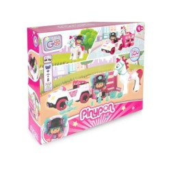 Compra Famosa Pinypon Let's Go! Remolque Pony al mejor precio | Juguetilandia Canarias