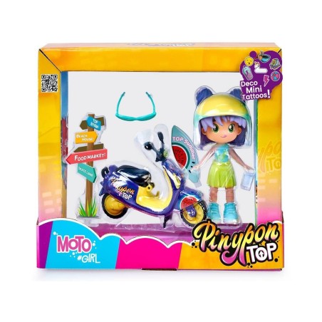 Compra Famosa Pinypon Top Moto Girl al mejor precio | Juguetilandia Canarias