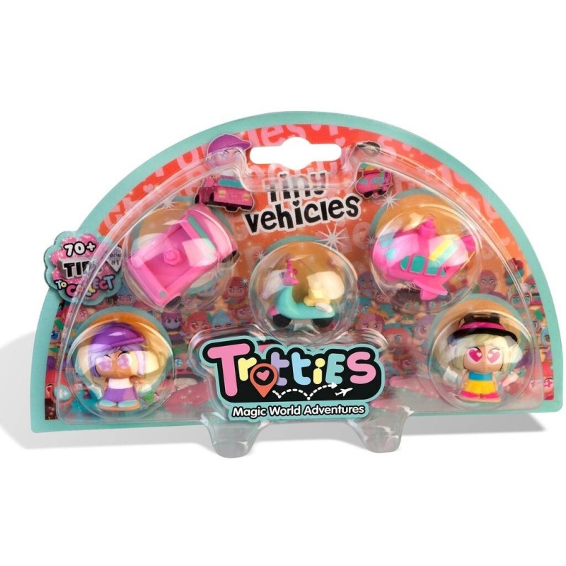 Compra Famosa Tiny Trotties Pack 5 Con Vehiculos al mejor precio | Juguetilandia Canarias