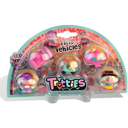 Compra Famosa Tiny Trotties Pack 5 Con Vehiculos al mejor precio | Juguetilandia Canarias