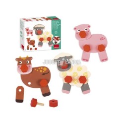 Compra Goula Enrosca Y Juega Animales Granja al mejor precio | Juguetilandia Canarias