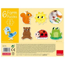 Compra Goula Form 6 Puzzles 2 Pzas. al mejor precio | Juguetilandia Canarias