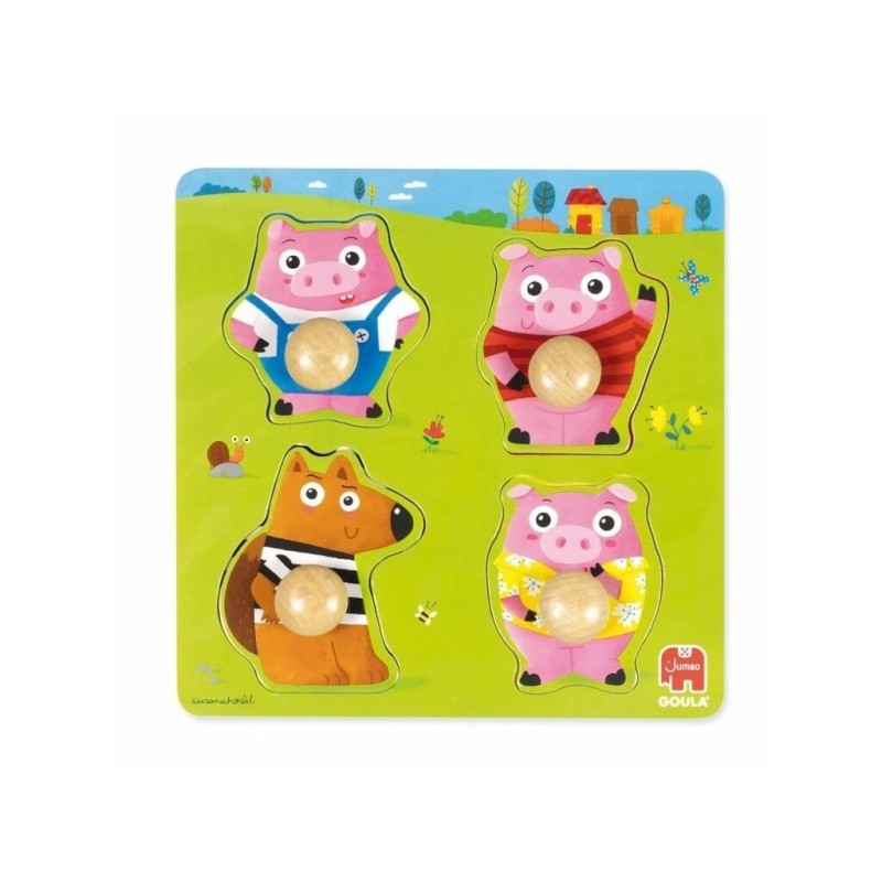 Compra Goula Puzzle 3 Little Pigs al mejor precio | Juguetilandia Canarias Compra Goula Puzzle 3 Little Pigs al mejor precio | Juguetilandia Canarias