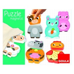 Compra Goula Puzzle Magnetico Intercambiable Granja al mejor precio | Juguetilandia Canarias