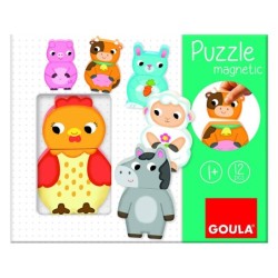 Compra Goula Puzzle Magnetico Intercambiable Granja al mejor precio | Juguetilandia Canarias