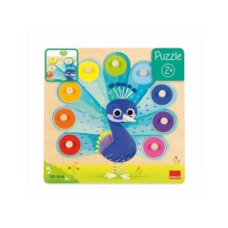 Compra Goula Puzzle Pavo Real al mejor precio | Juguetilandia Canarias
