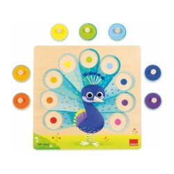 Compra Goula Puzzle Pavo Real al mejor precio | Juguetilandia Canarias