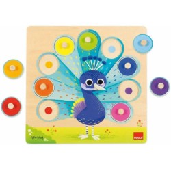 Compra Goula Puzzle Pavo Real al mejor precio | Juguetilandia Canarias