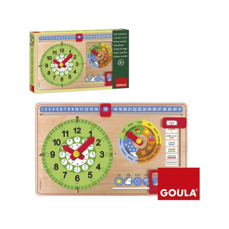 Compra Goula Reloj Calendario al mejor precio | Juguetilandia Canarias