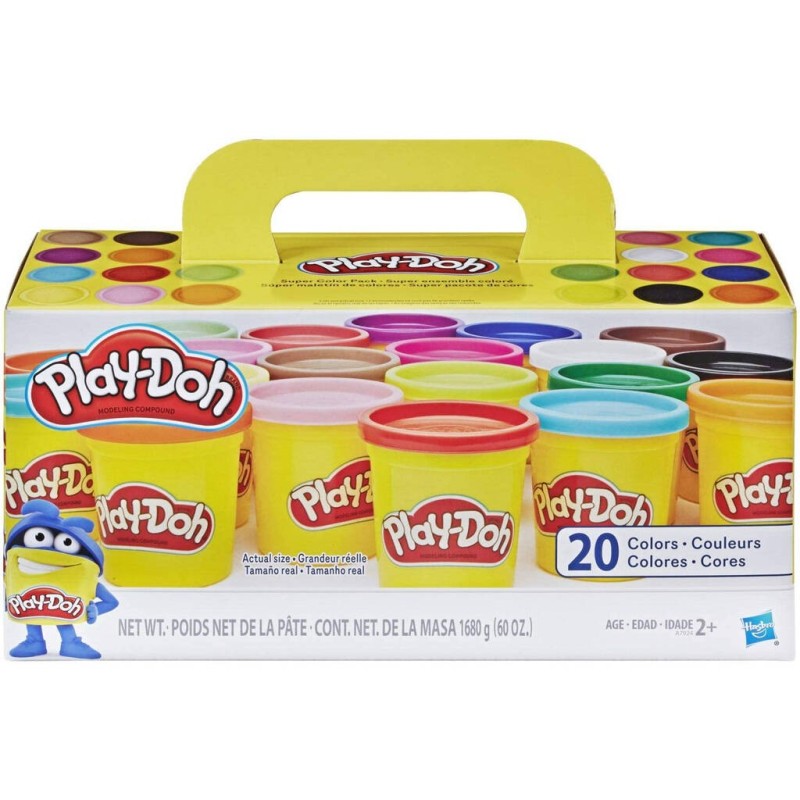 Compra Hasbro Play-Doh Pack 20 Botes al mejor precio | Juguetilandia Canarias