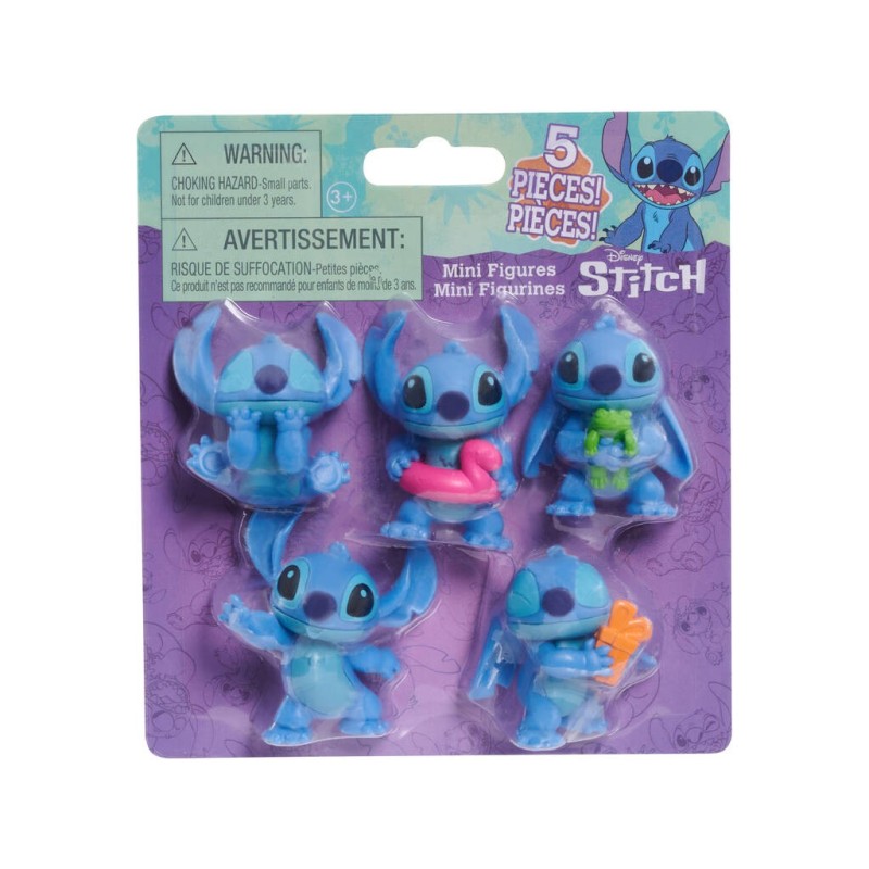 Compra Just Play Stitch Mini Figuras 5 Pack al mejor precio | Juguetilandia Canarias