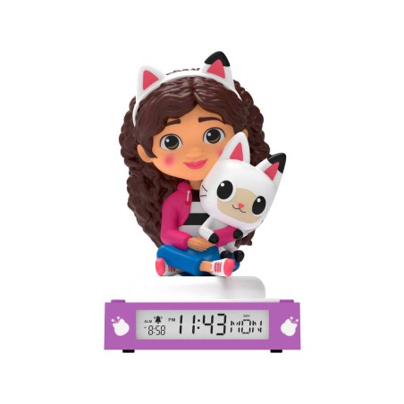 Compra Kids Euroswan Gabby's Dollhouse Lampara 3d Con Despertador Y Fecha al mejor precio | Juguetilandia Canarias