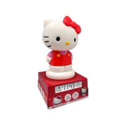 Compra Kids Euroswan Hello Kitty  Lampara 3d Con Despertador Y Fecha al mejor precio | Juguetilandia Canarias