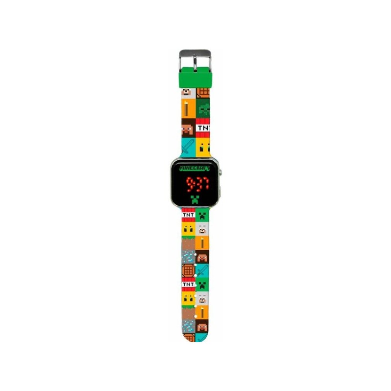 Compra Kids Euroswan Minecraft Reloj Led al mejor precio | Juguetilandia Canarias