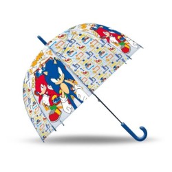 Compra Kids Euroswan Paraguas Transparente Campana 46cm Manual Sonic al mejor precio | Juguetilandia Canarias