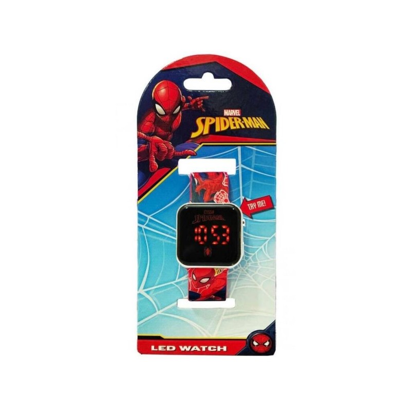Compra Kids Euroswan Spiderman Reloj Led al mejor precio | Juguetilandia Canarias