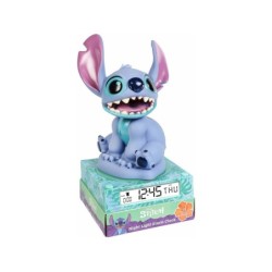 Compra Kids Euroswan Stitch Lampara 3d Con Despertador Y Fecha al mejor precio | Juguetilandia Canarias