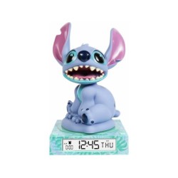 Compra Kids Euroswan Stitch Lampara 3d Con Despertador Y Fecha al mejor precio | Juguetilandia Canarias
