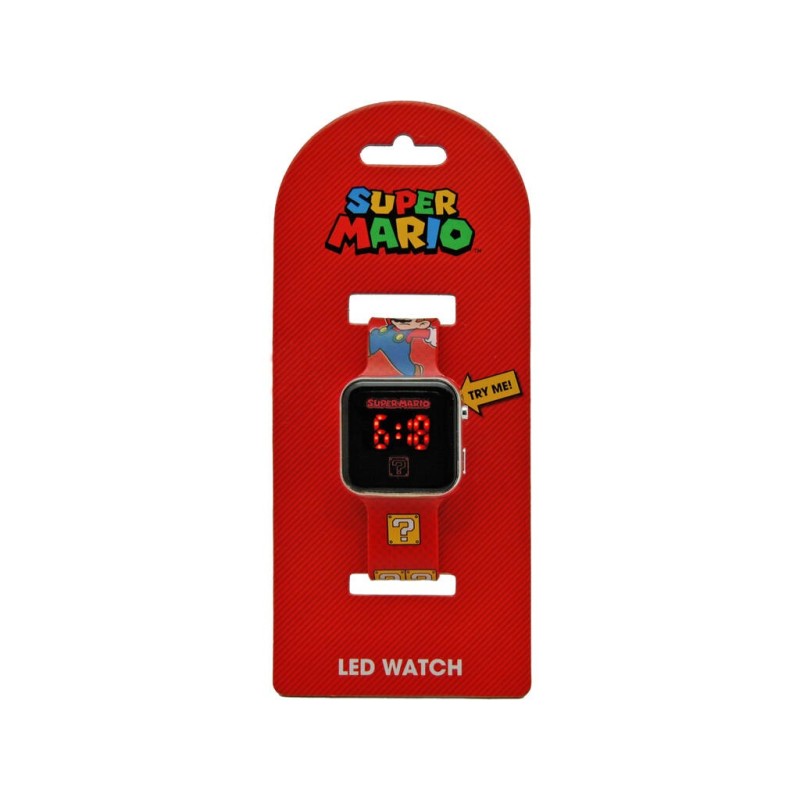 Compra Kids Euroswan Super Mario Reloj Led al mejor precio | Juguetilandia Canarias