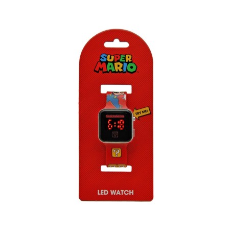 Compra Kids Euroswan Super Mario Reloj Led al mejor precio | Juguetilandia Canarias