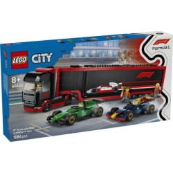 Compra Lego City Formula 1 Camion De F1 Con Coches De F1 Rb20 Y Amr24 al mejor precio | Juguetilandia Canarias
