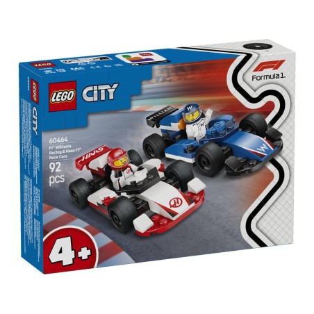 Compra Lego City Formula 1 Coches De F1 Williams Racing Y Haas F1 al mejor precio | Juguetilandia Canarias
